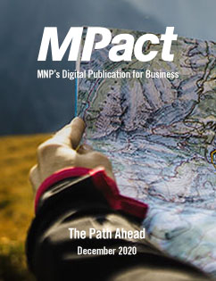 MPact December 2020 cover photo of lighthouse